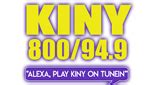 Kiny radio - 800/94.9 KINY is an adult contemporary radio station located in Juneau, Alaska. It is owned and operated by Alaska Broadcast Communications, Inc. and broadcasts on the FM frequency of 94.9 MHz. The station also broadcasts on the AM frequency of 800 kHz. KINY plays a variety of music from the 70s, 80s, and 90s, as well as current hits.